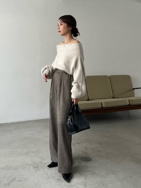 「CAPRICIEUX LE'MAGE（カプリシューレマージュ）のアイテム」を使った、shioさん（レディース・156cm）の秋コーディネート