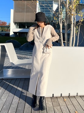 nanacoさん（レディース・156cm）の冬コーディネート