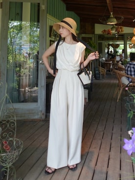 「骨格ウェーブ」｜shioさん（レディース・156cm）の夏コーディネート