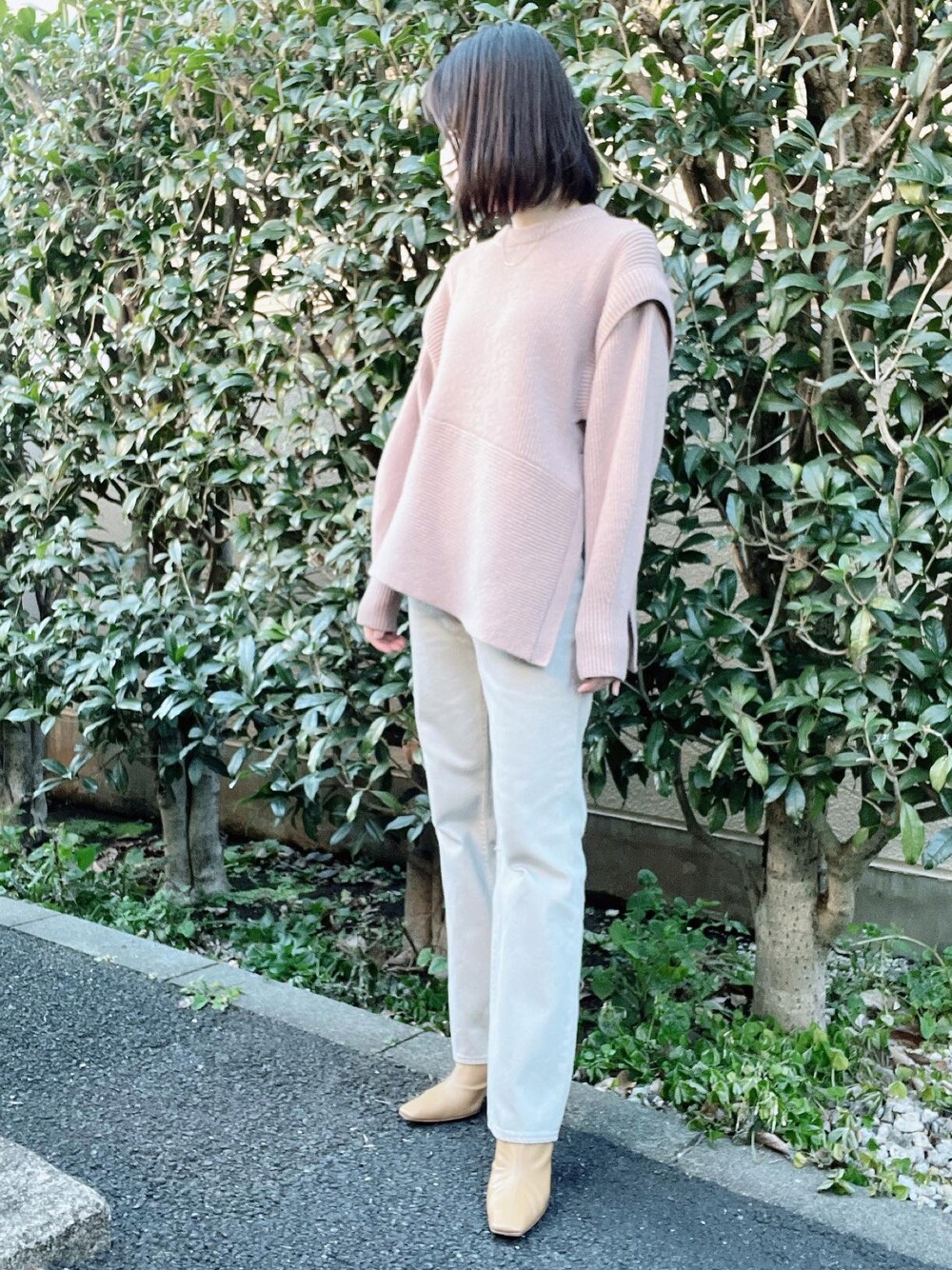 CLANE（クラネ）の「CLANE/クラネ/2WAY SLANT KNIT TOPS（ニット