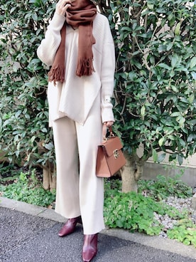 「CLANE（クラネ）のアイテム（アクセサリー）」を使った、nico＊さん（レディース・168cm）の秋コーディネート