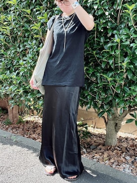 「CLANE（クラネ）のアイテム（アクセサリー）」を使った、nico＊さん（レディース・168cm）の夏コーディネート