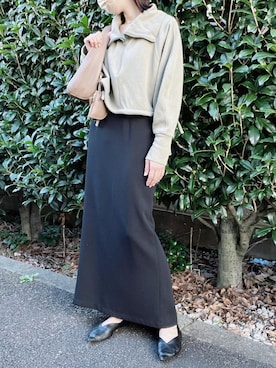 「CLANE（クラネ）のアイテム（その他トップス）」を使った、nico＊さん（レディース・168cm）の秋コーディネート