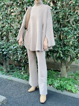 「CLANE（クラネ）のアイテム（ブーツ）」を使った、nico＊さん（レディース・168cm）の秋コーディネート