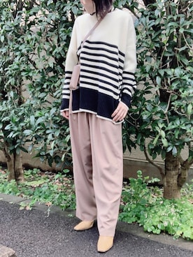 「CLANE（クラネ）のアイテム（ブーツ）」を使った、nico＊さん（レディース・168cm）の冬コーディネート