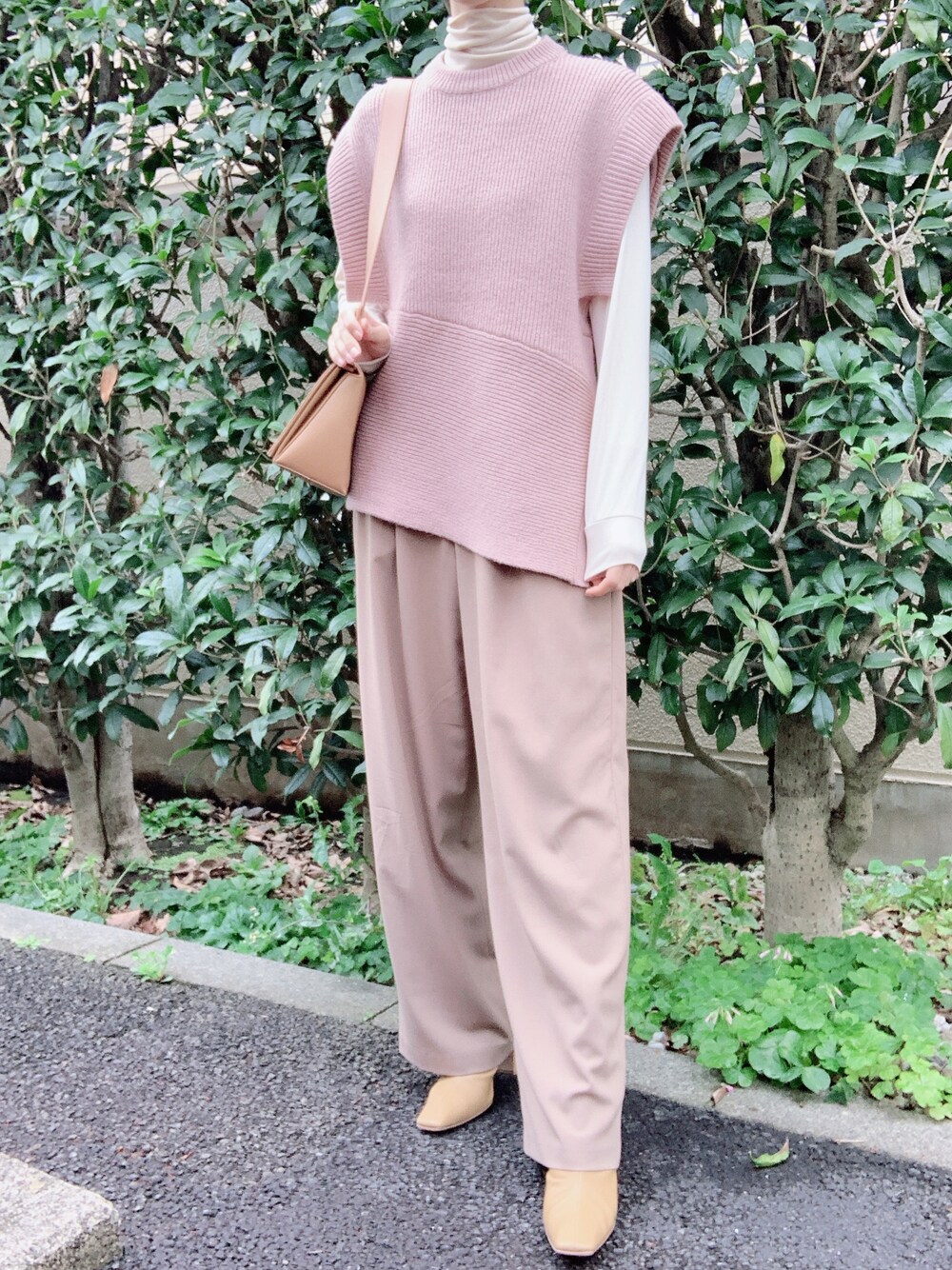 CLANE（クラネ）の「CLANE/クラネ/2WAY SLANT KNIT TOPS（ニット
