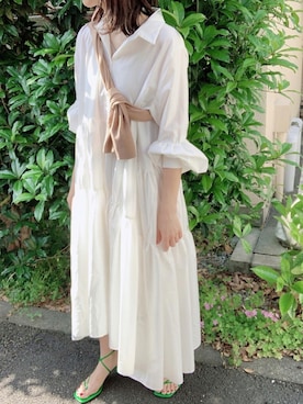 「CLANE（クラネ）のアイテム（キャミソール）」を使った、nico＊さん（レディース・168cm）の春コーディネート