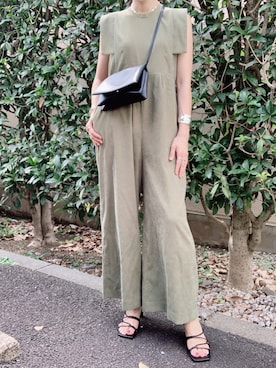 「CLANE（クラネ）のアイテム（オールインワン・サロペット）」を使った、nico＊さん（レディース・168cm）の夏コーディネート
