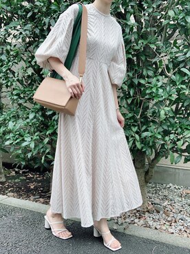 「CLANE（クラネ）のアイテム（エコバッグ/サブバッグ）」を使った、nico＊さん（レディース・168cm）の夏コーディネート