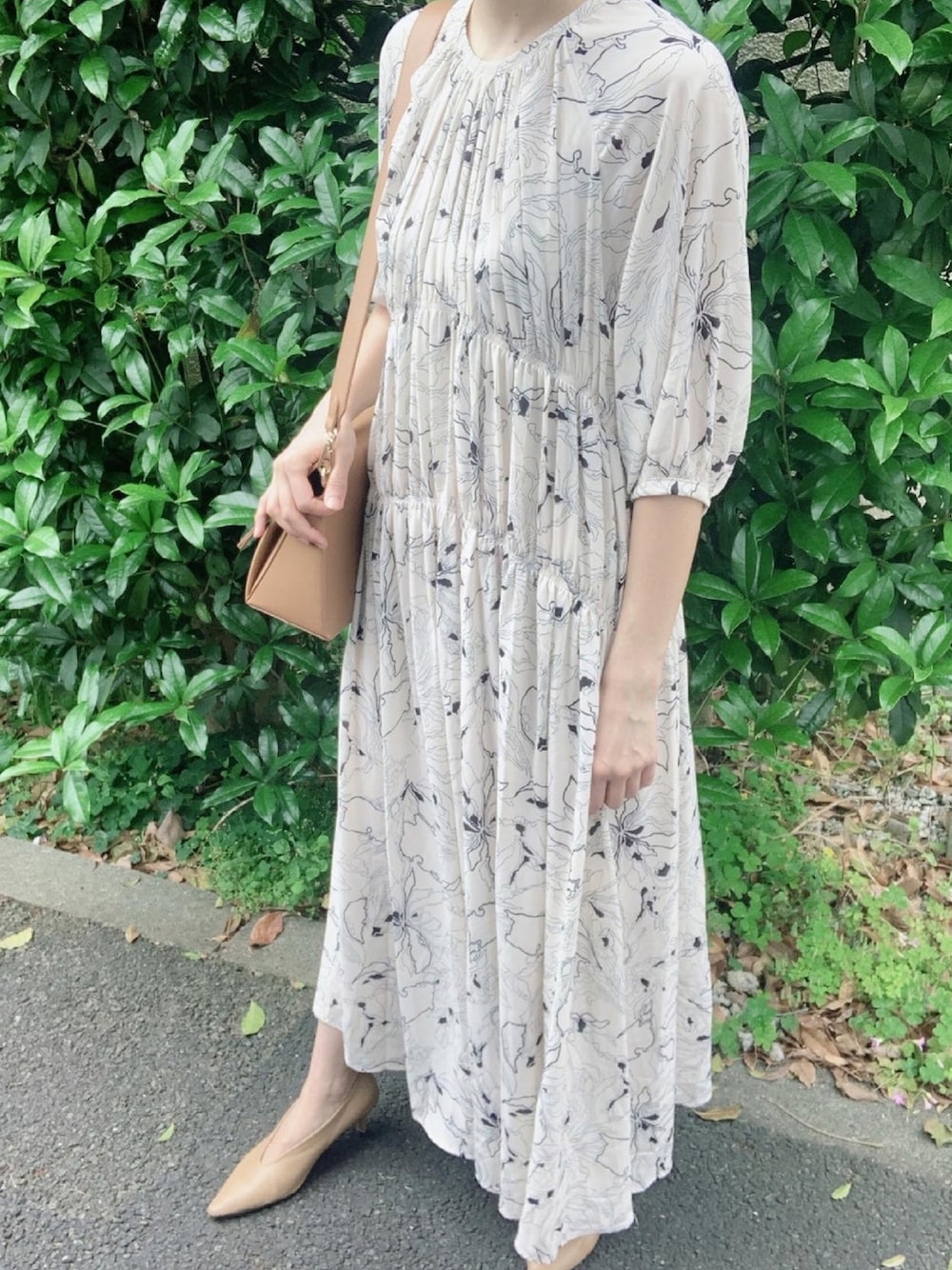 CLANE（クラネ）の「LINE FLOWER OP（ワンピース）」 - WEAR
