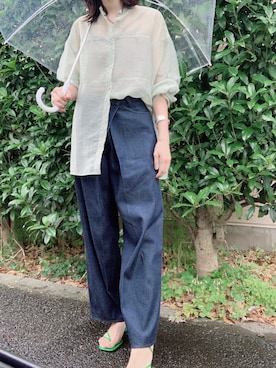「CLANE（クラネ）のアイテム（キャミソール）」を使った、nico＊さん（レディース・168cm）の夏コーディネート