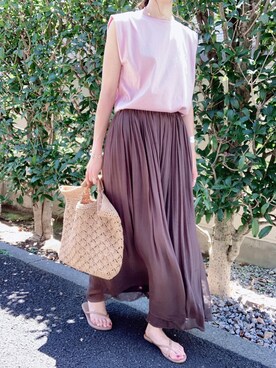 「CLANE（クラネ）のアイテム（アクセサリー）」を使った、nico＊さん（レディース・168cm）の夏コーディネート