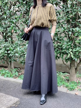 「CLANE（クラネ）のアイテム（アクセサリー）」を使った、nico＊さん（レディース・168cm）の秋コーディネート