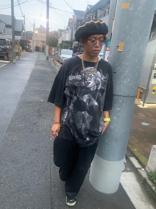 HUF ネックレス ゴールド K10イエローゴールドホワイトトパーズネックレス(RPN449-002