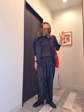 「Clarks（クラークス）のアイテム（ブーツ、ブラック系）」を使った、着物リメイクの変態さん（レディース・160cm）の春コーディネート
