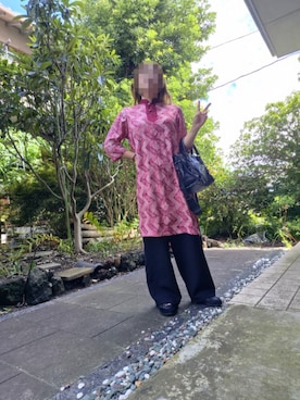 「Handmade（ハンドメイド）のアイテム」を使った、着物リメイクの変態さん（レディース・160cm）の秋コーディネート