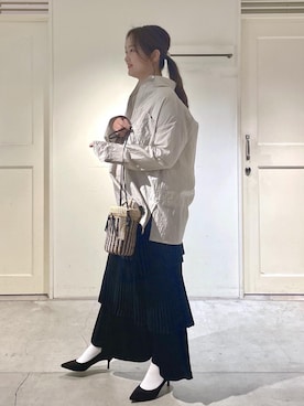 「Americana」｜「アイテム（Tシャツ/カットソー）」を使った、yulyulさん（レディース・159cm）の春コーディネート