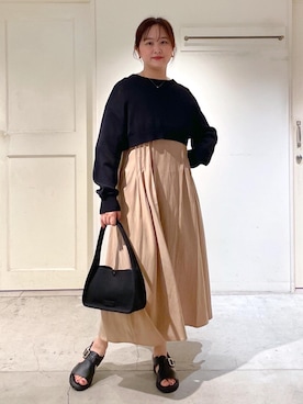 「アイテム（ワンピース/ドレス）」を使った、yulyulさん（レディース・159cm・30代）の春コーディネート