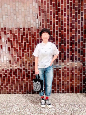 「petite robe noire（プティローブノアー）のアイテム」を使った、サトミィさん（レディース・156cm）の秋コーディネート