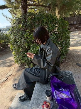 haru.caさん(レディース・158cm)の冬コーディネート