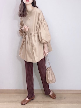 「rectangle（レクタングル）のアイテム（シューズ）」を使った、ぴょんさん（レディース・167cm）の春コーディネート