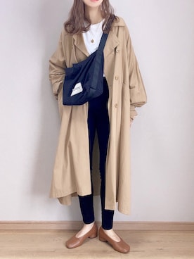 「Libra Cue（リブラ キュー）のアイテム（ジャケット/アウター）」を使った、ぴょんさん（レディース・167cm）の冬コーディネート