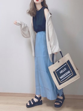 ぴょんさん（レディース・167cm）の夏コーディネート