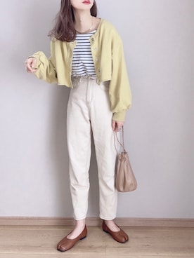 「rectangle（レクタングル）のアイテム（シューズ）」を使った、ぴょんさん（レディース・167cm）の春コーディネート