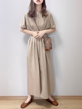 「rectangle（レクタングル）のアイテム（シューズ）」を使った、ぴょんさん（レディース・167cm）の夏コーディネート
