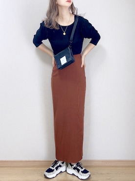 「Lucida（ルシーダ）のアイテム」を使った、ぴょんさん（レディース・167cm）の秋コーディネート