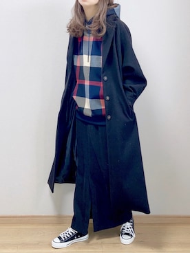 「WEGO（ウィゴー）のアイテム（ジャケット/アウター）」を使った、ぴょんさん（レディース・167cm）の冬コーディネート