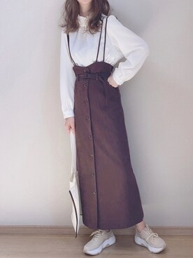 「Lucida（ルシーダ）のアイテム」を使った、ぴょんさん（レディース・167cm）の春コーディネート