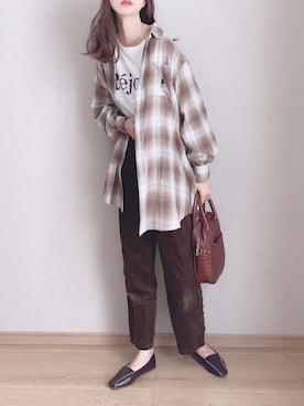 ぴょんさん（レディース・167cm）の秋コーディネート