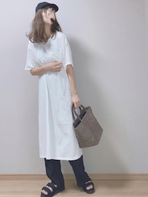 ユナイテッドアローズ　UWSC ABACA スクエア トートバッグ　カゴバッグ UNITED ARROWS(ユナイテッドアローズ)の「UWSC ABACA スクエア トート