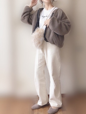 「Another Edition（アナザーエディション）のアイテム」を使った、ぴょんさん（レディース・167cm）の秋コーディネート