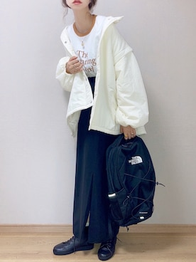 「U-DOT（ユードット）のアイテム」を使った、ぴょんさん（レディース・167cm）の秋コーディネート