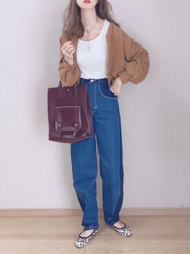「levis」｜ぴょんさん（レディース・167cm）の秋コーディネート
