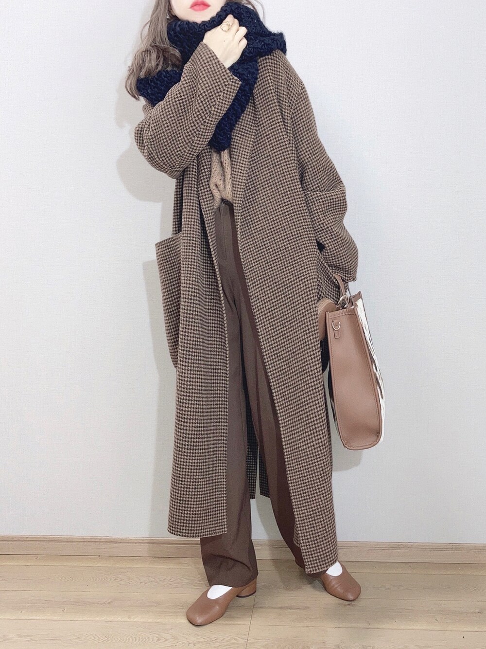 TODAYFUL チェック柄 チェスターコート しょこら）TODAYFUL