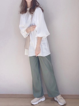 「Lucida（ルシーダ）のアイテム」を使った、ぴょんさん（レディース・167cm）の春コーディネート