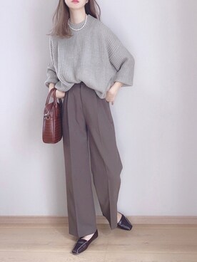 「Crisp yours」｜ぴょんさん（レディース・167cm）の秋コーディネート