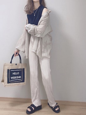 ぴょんさん（レディース・167cm）の夏コーディネート