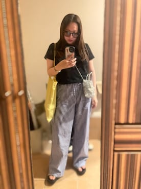 「着回しコーデ」｜萌笑 𝕸𝖊𝖇𝖆𝖊 さん（レディース・153cm）の夏コーディネート