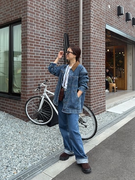 「アイテム（その他小物）」を使った、HARUKAさん（レディース・158cm）の冬コーディネート