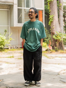 「大人カジュアルコーデ」｜APPLEBUM STAFF STYLINGさん（メンズ・163cm）の夏コーディネート