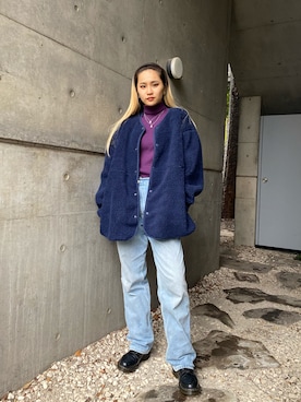 「APPLEBUM」｜「アイテム（ジャケット/アウター）」を使った、APPLEBUM STAFF STYLINGさん（レディース・170cm）の冬コーディネート