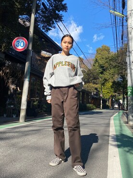 APPLEBUM STAFF STYLINGさん（レディース・170cm）の冬コーディネート