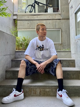 APPLEBUM STAFF STYLINGさん（メンズ・172cm）の夏コーディネート