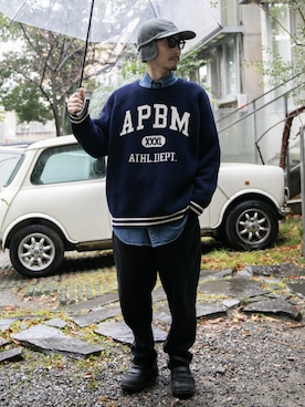 「APPLEBUM（アップルバム）のアイテム」を使った、APPLEBUM STAFF STYLINGさん（メンズ・162cm）の冬コーディネート