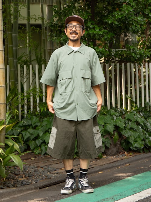 APPLEBUM（アップルバム） ワイドパンツ カーゴパンツ Dyeing Cargo