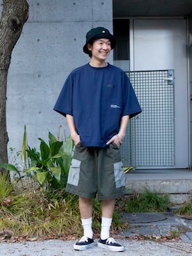 「APPLEBUM（アップルバム）のアイテム」を使った、APPLEBUM STAFF STYLINGさん（メンズ・172cm）の夏コーディネート